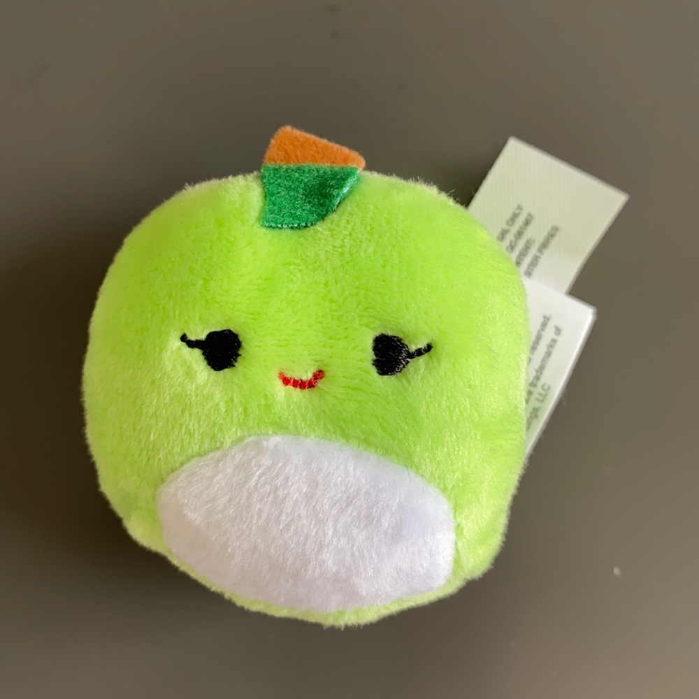 Squishville Squishmallow 2” Green Apple Pear